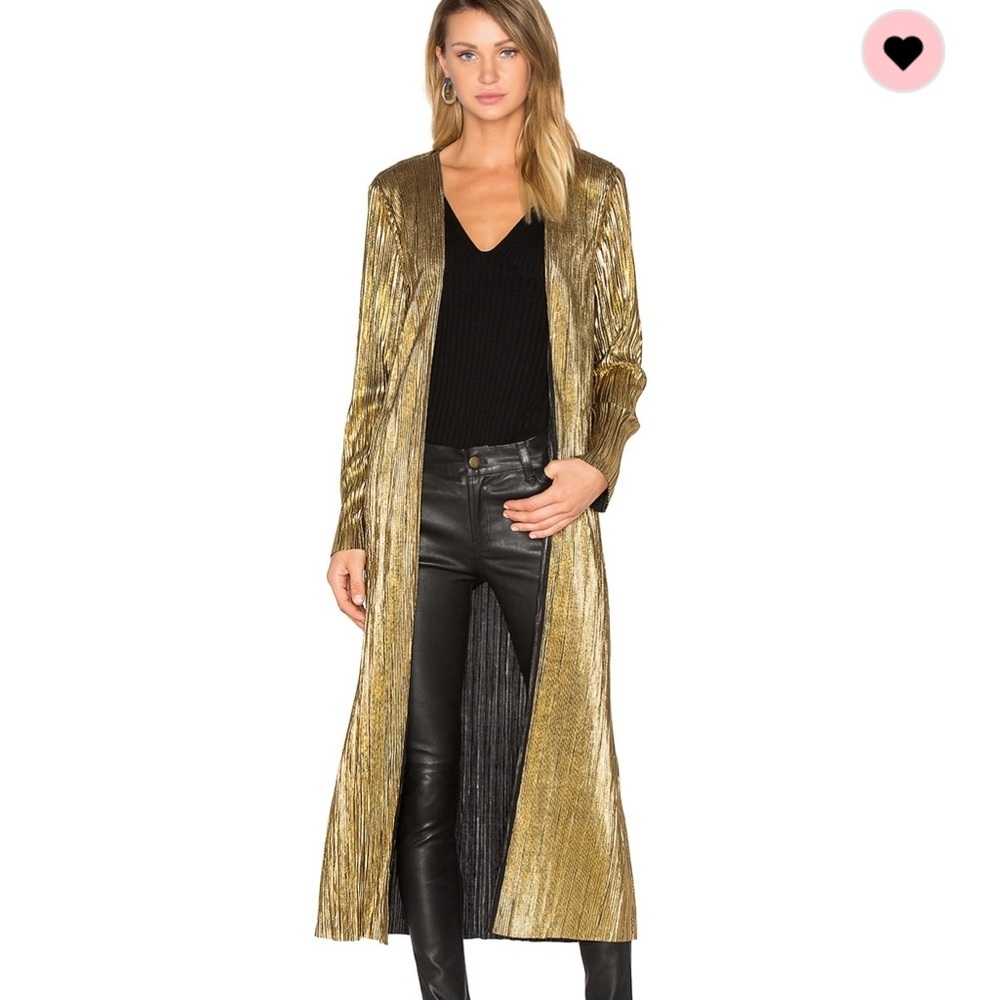 House of Harlow 1960 x Revolve Jodie Jacket in Gold